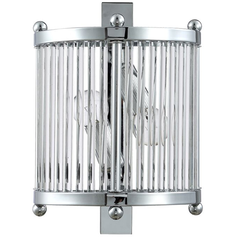 Бра Gorden Chrome Sconce Хром Прозрачный Бра Gorden Chrome Sconce Хром Прозрачный в Твери | Loft Concept