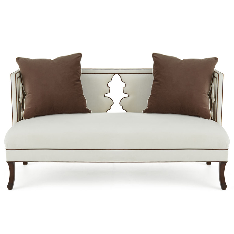 Диван Sonny Sofa Молочный Коричневый Диван Sonny Sofa Молочный Коричневый в Твери | Loft Concept