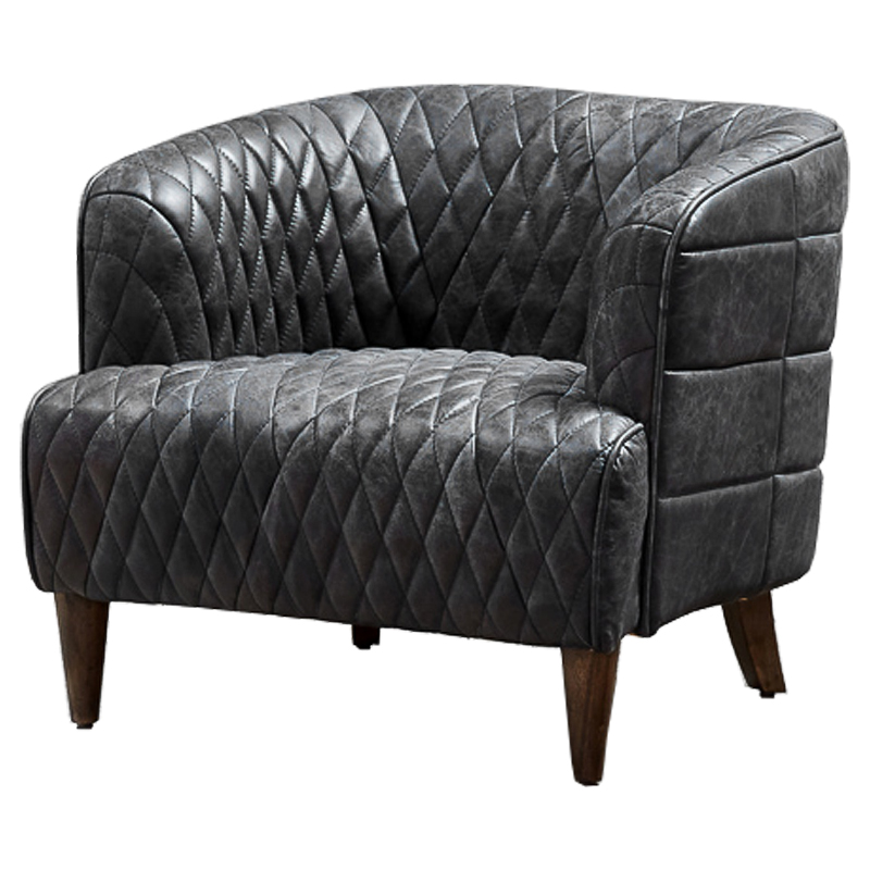 Кресло Philadelphia Armchair Graphite Графит Коричневый Кресло Philadelphia Armchair Graphite Графит Коричневый в Твери | Loft Concept
