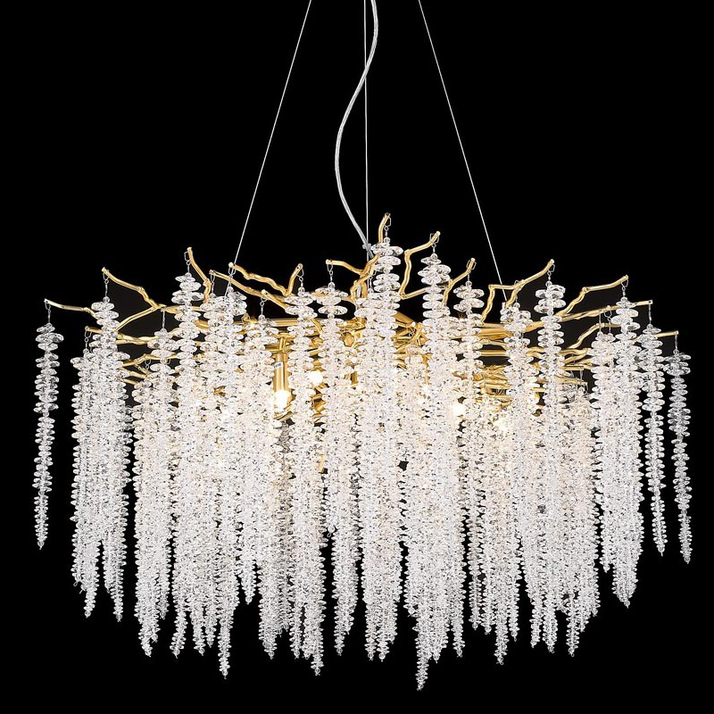 Люстра Diana Rain Gold Золотой Люстра Diana Rain Gold Золотой в Твери | Loft Concept