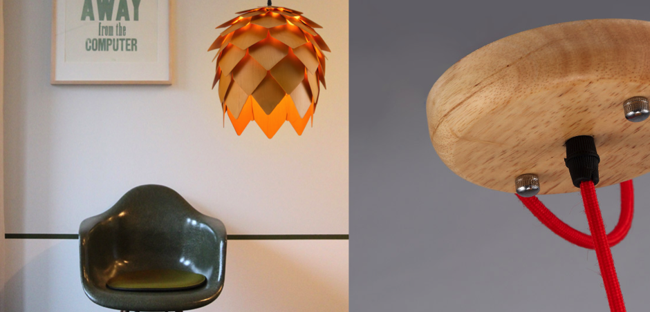 Подвесной светильник Crimea Pine Cone natural wood Подвесной светильник Crimea Pine Cone natural wood - Loft-Concept в Твери