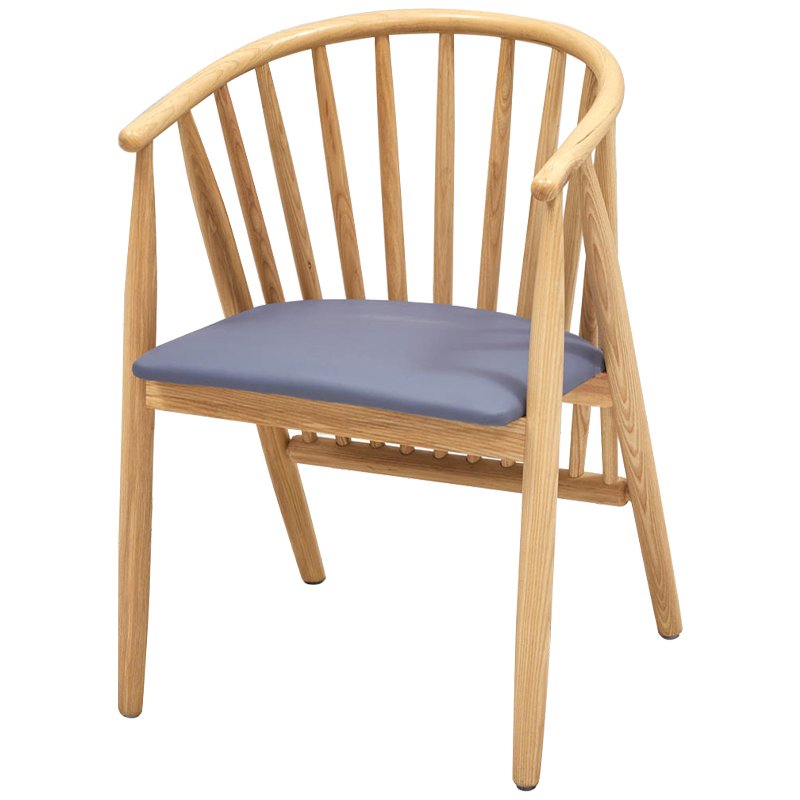 Дизайнерский стул деревянный Marco Wood Chair Древесина Серо-голубой Дизайнерский стул деревянный Marco Wood Chair Древесина Серо-голубой в Твери | Loft Concept