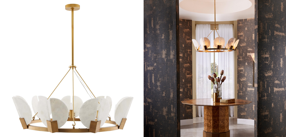 Люстра Arteriors SIERRA CHANDELIER GOLD Люстра Arteriors SIERRA CHANDELIER GOLD - Loft-Concept в Твери