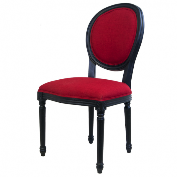 Стул French chairs Provence Red Chair Красный Черный Стул French chairs Provence Red Chair Красный Черный в Твери | Loft Concept