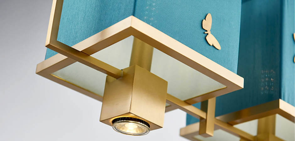 Люстра с бабочками Butterflies Blue Background Chandelier Люстра с бабочками Butterflies Blue Background Chandelier - Loft-Concept в Твери