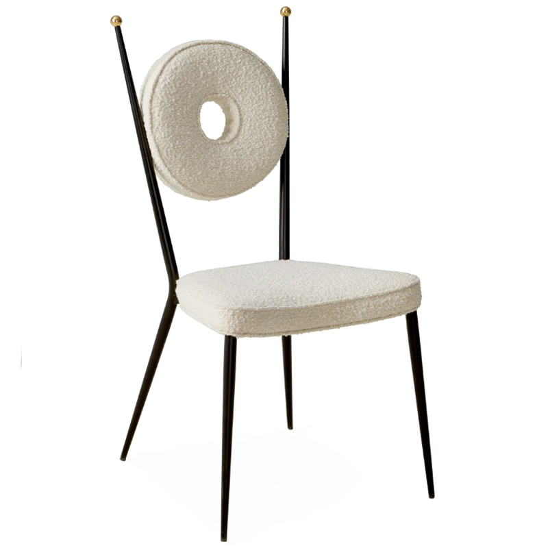 Стул Jonathan Adler Rondo Dining Chair ivory ( слоновая кость ) в Твери | Loft Concept 