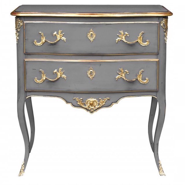 Комод L.XV CHEST OF DRAWERS Grey Бронза Серый Комод L.XV CHEST OF DRAWERS Grey Бронза Серый в Твери | Loft Concept