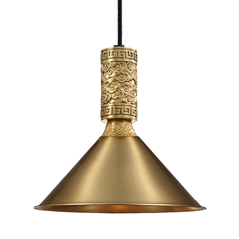 Подвесной светильник Yun Metal Lamp Латунь Подвесной светильник Yun Metal Lamp Латунь в Твери | Loft Concept