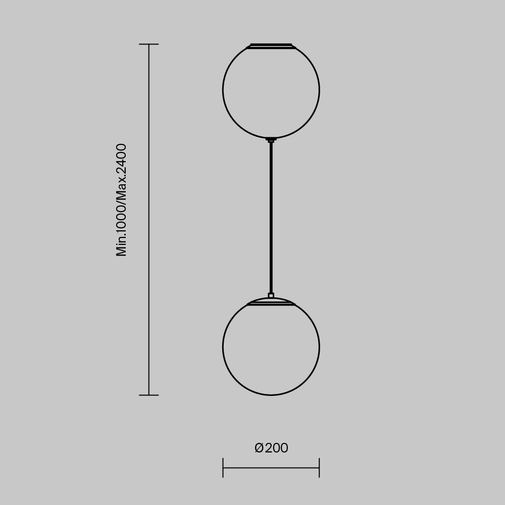 Подвесной светильник Twins 20Вт 3000К в Твери