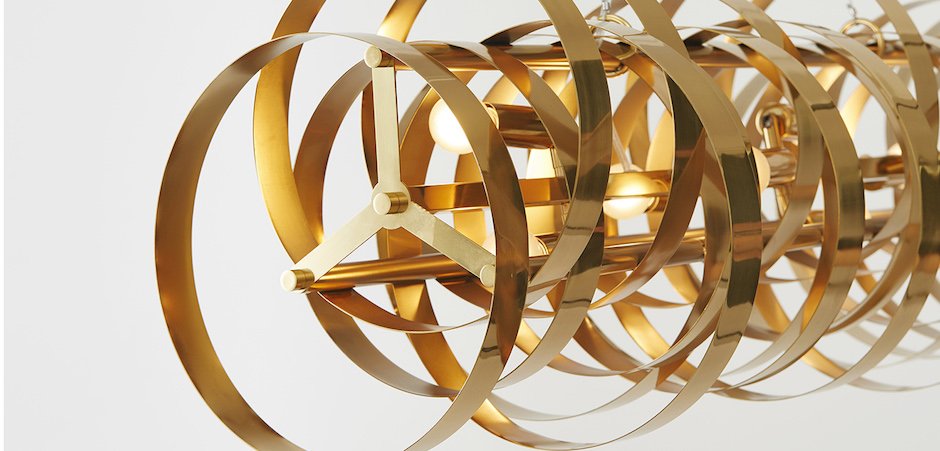 Люстра Brass Belts Chandelier Люстра Brass Belts Chandelier - Loft-Concept в Твери