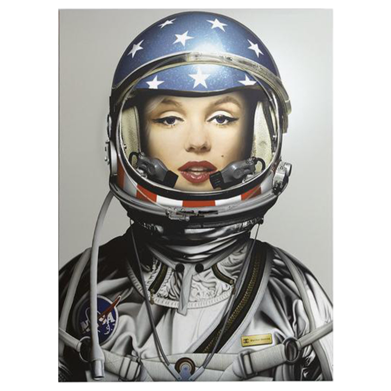 Неоновый постер Мерлин Монро в Скафандре Space Girl Marilyn Мульти Неоновый постер Мерлин Монро в Скафандре Space Girl Marilyn Мульти в Твери | Loft Concept