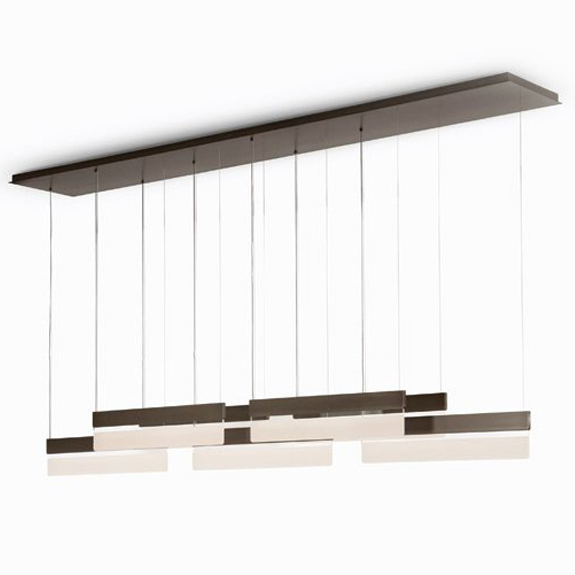 Люстра Holly Hunt EDGE CHANDELIER 7 Коричневый Белый Люстра Holly Hunt EDGE CHANDELIER 7 Коричневый Белый в Твери | Loft Concept