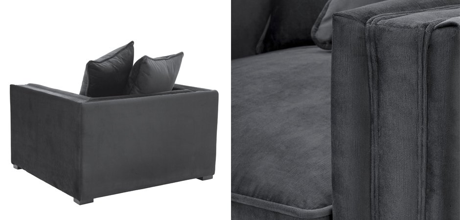 Кресло Eichholtz Chair Menorca Black Кресло Eichholtz Chair Menorca Black - Loft-Concept в Твери