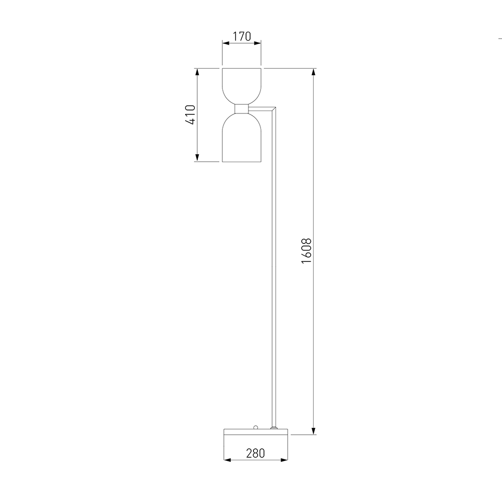 Торшер Light maker studio white and smok brass Торшер Light maker studio white and smok brass в Твери
