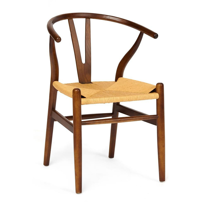 Стул Scandinavian Hand Weaving Elm ручное плетение Орех Бежевый Стул Scandinavian Hand Weaving Elm ручное плетение Орех Бежевый в Твери | Loft Concept