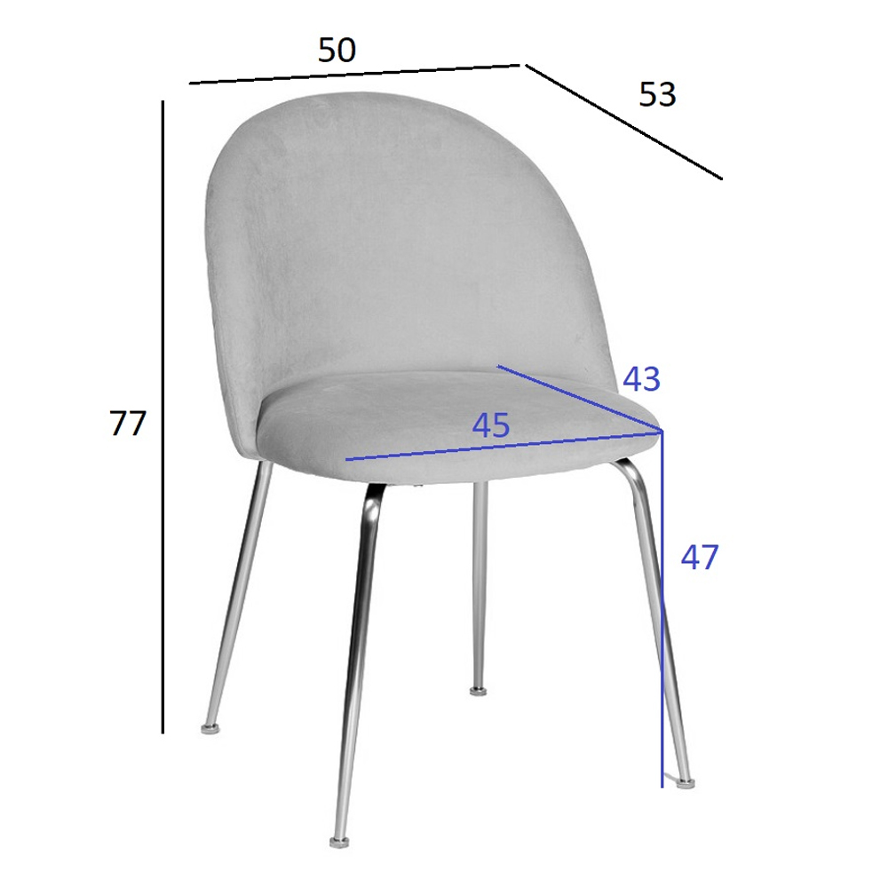 Стул велюровый хаки на золотистых металлических ножках Vendramin Chair в Твери