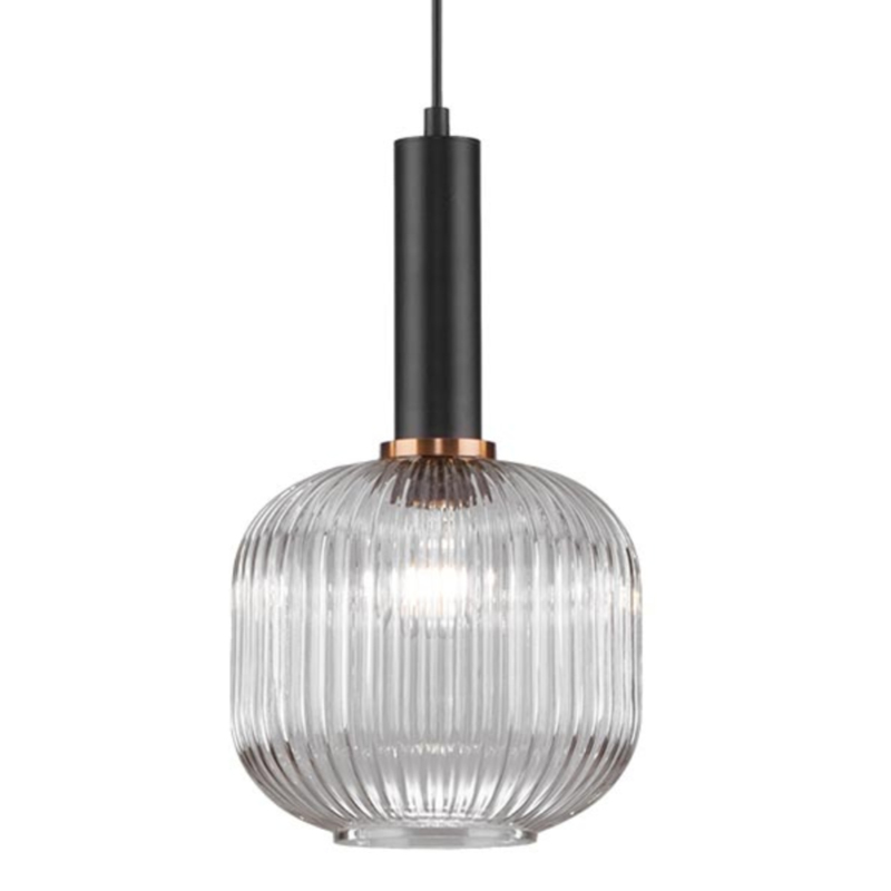 Светильник Ferm Living chinese lantern Сlear III Прозрачное Стекло Черный Светильник Ferm Living chinese lantern Сlear III Прозрачное Стекло Черный в Твери | Loft Concept