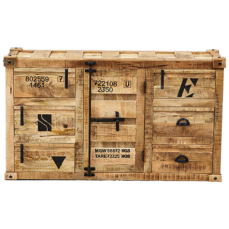Комод деревянный в стиле Лофт Wooden Loft Box Commode Древесина Комод деревянный в стиле Лофт Wooden Loft Box Commode Древесина в Твери | Loft Concept