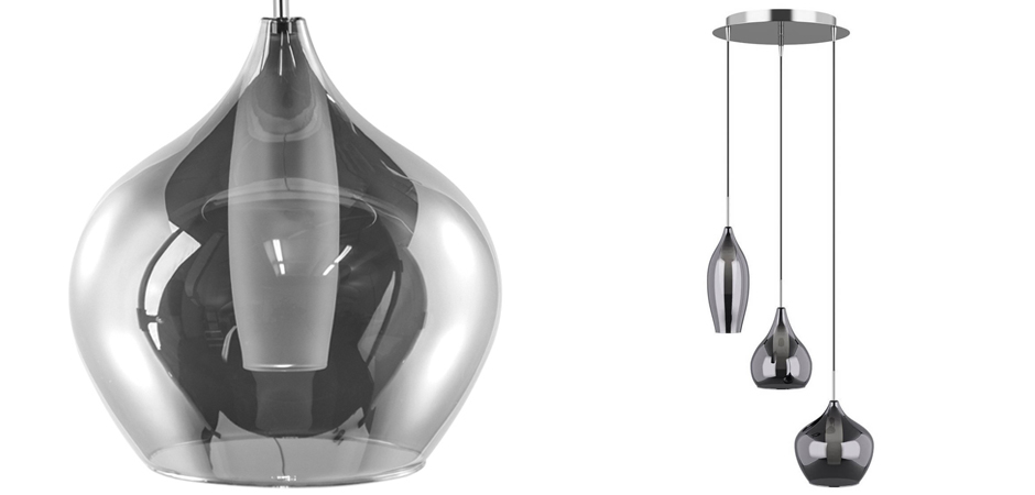 Люстра Candiano Smoke Triple Люстра Candiano Smoke Triple - Loft-Concept в Твери