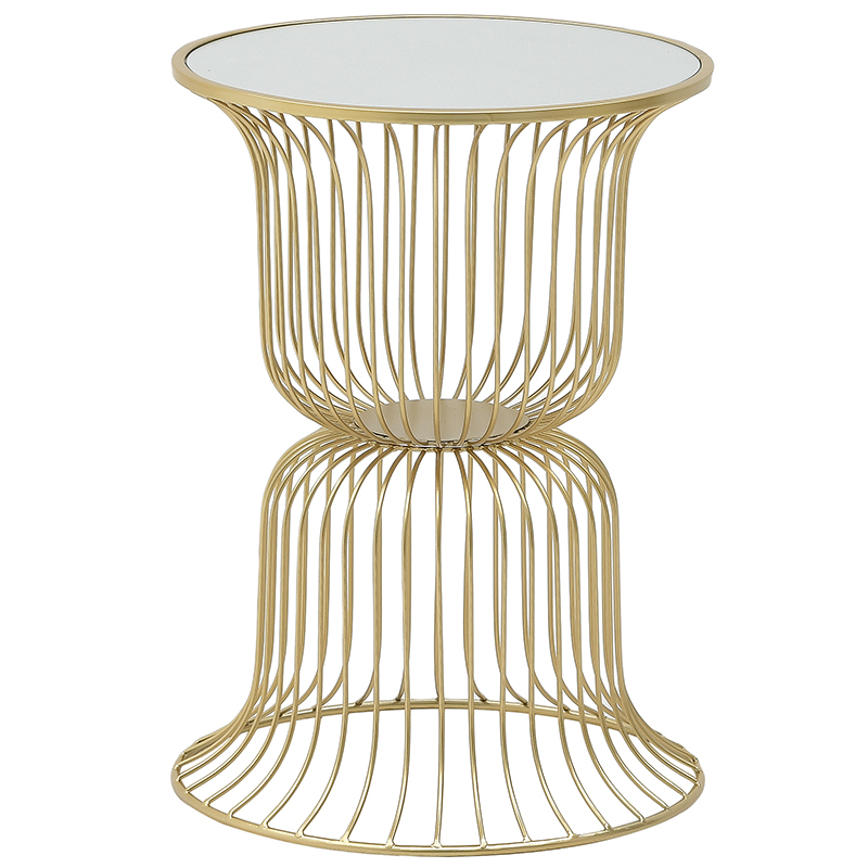 Круглый приставной стол Anthony Gold Side Table Круглый приставной стол Anthony Gold Side Table в Твери | Loft Concept