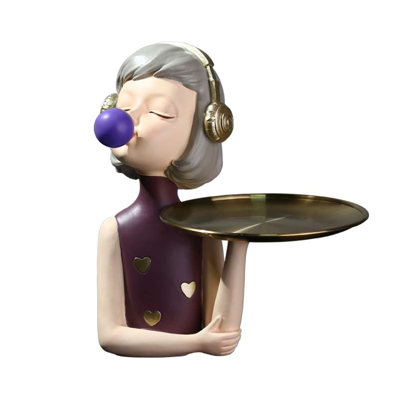 Статуэтка Bubble Gum purple Мульти Статуэтка Bubble Gum purple Мульти в Твери | Loft Concept