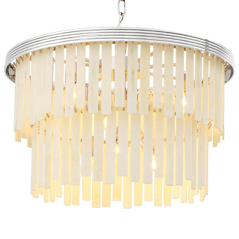 Люстра Eichholtz Chandelier Arizona S Nickel ivory ( слоновая кость ) Никель Люстра Eichholtz Chandelier Arizona S Nickel ivory ( слоновая кость ) Никель в Твери | Loft Concept