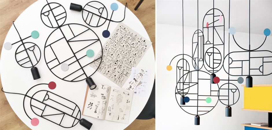 Подвесной Светильник Lines & Dots Home Adventures LD08 Подвесной Светильник Lines & Dots Home Adventures LD08 - Loft-Concept в Твери