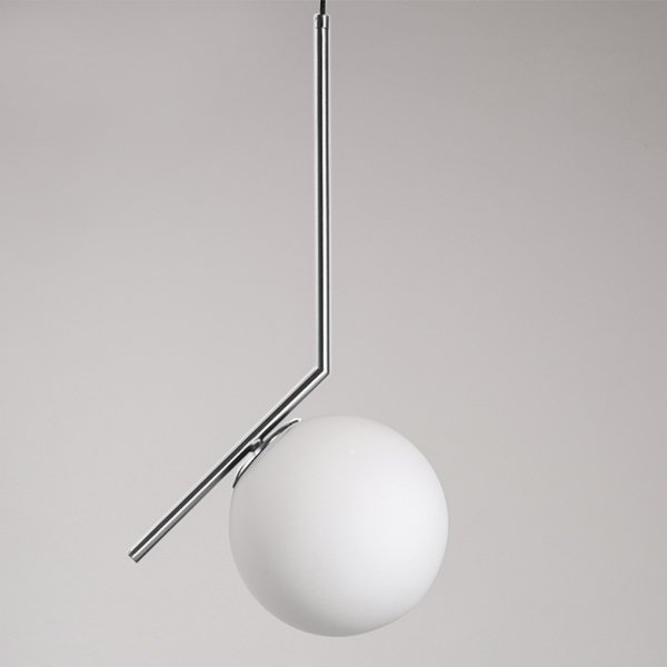 Люстра IC Lighting Flos Chrome Хром Белый в Твери | Loft Concept 