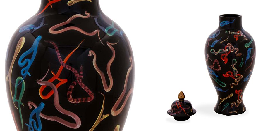 Ваза Seletti Vase Snakes Toiletpaper Ваза Seletti Vase Snakes Toiletpaper - Loft-Concept в Твери