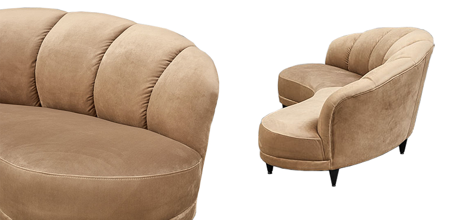 Диван Vanilla Croissant Sofa Диван Vanilla Croissant Sofa - Loft-Concept в Твери