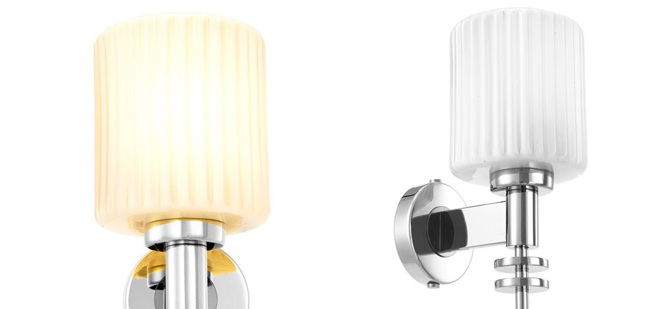 Бра Eichholtz Wall Lamp Ponza Nickel Бра Eichholtz Wall Lamp Ponza Nickel - Loft-Concept в Твери