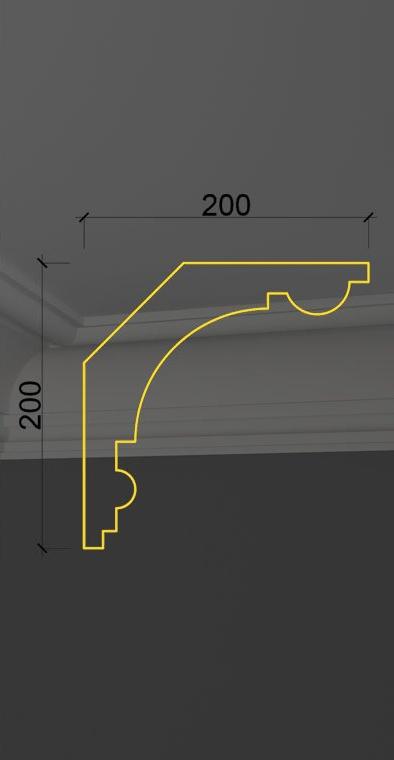 Гладкий карниз KT-26 Гладкий карниз KT-26 в Твери