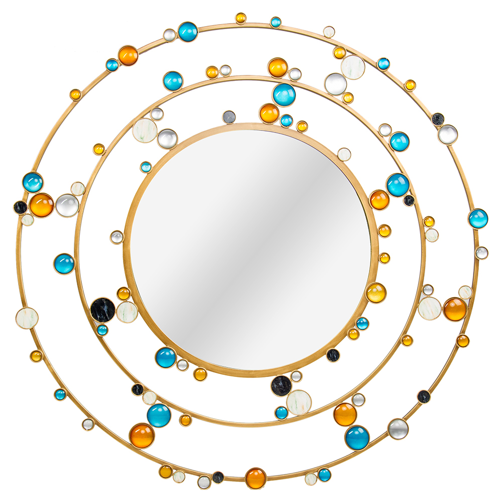 Зеркало Round Inserts Mirror - фото №1