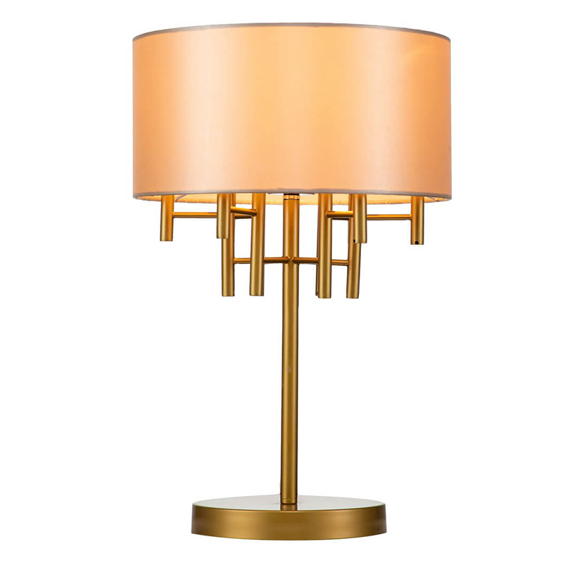 Настольная лампа Латунь Oswell Lampshade Table Lamp Латунь Бежевый Настольная лампа Латунь Oswell Lampshade Table Lamp Латунь Бежевый в Твери | Loft Concept