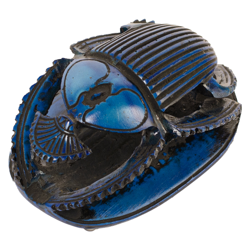 Статуэтка Скарабей Scarab Beetle dark blue Темно-синий Синий Статуэтка Скарабей Scarab Beetle dark blue Темно-синий Синий в Твери | Loft Concept