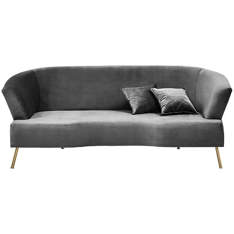 Диван Isis Sofa Gray Серый Золотой Диван Isis Sofa Gray Серый Золотой в Твери | Loft Concept