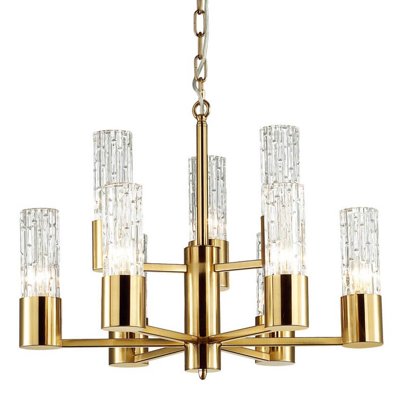 Люстра Lorinda Chandelier two tiers Прозрачный (Transparent) Золотой Люстра Lorinda Chandelier two tiers Прозрачный (Transparent) Золотой в Твери | Loft Concept