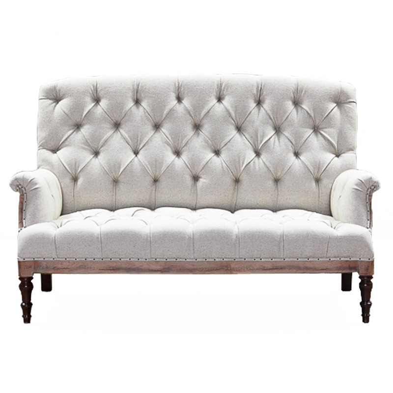 Диван Grace Sofa White Белый Коричневый Диван Grace Sofa White Белый Коричневый в Твери | Loft Concept