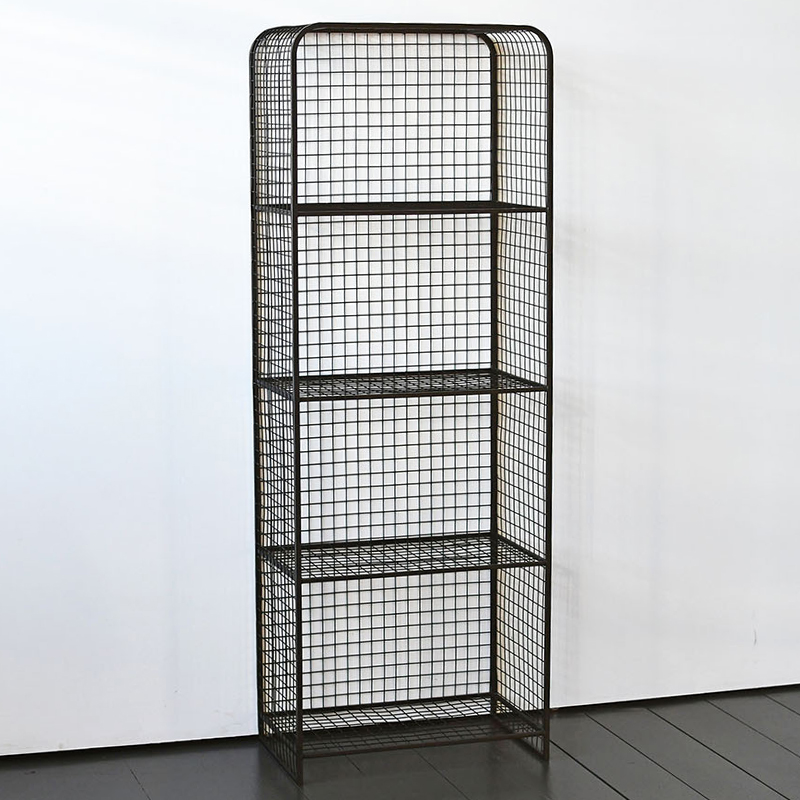 Стеллаж Knott Industrial Metal Rust Rack Черный Стеллаж Knott Industrial Metal Rust Rack Черный в Твери | Loft Concept