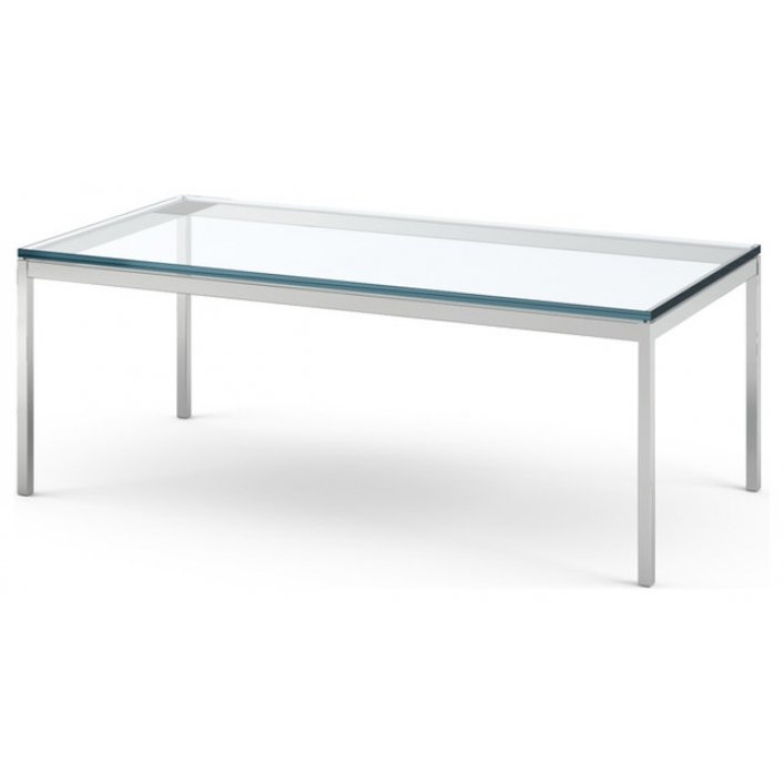 Стол Florence Knoll Coffee Table Прозрачный Стол Florence Knoll Coffee Table Прозрачный в Твери | Loft Concept