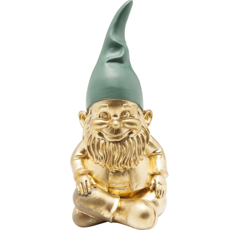 Статуэтка Golden Sitting Gnome Золотой Статуэтка Golden Sitting Gnome Золотой в Твери | Loft Concept