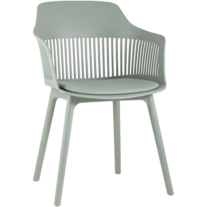 Стул Crocus Chair Серо-Зеленый цвет Подушка эко-кожа Античный зеленый Стул Crocus Chair Серо-Зеленый цвет Подушка эко-кожа Античный зеленый в Твери | Loft Concept