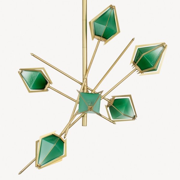 Люстра HARLOW Small Chandelier Gabriel Scott Латунь Люстра HARLOW Small Chandelier Gabriel Scott Латунь в Твери | Loft Concept