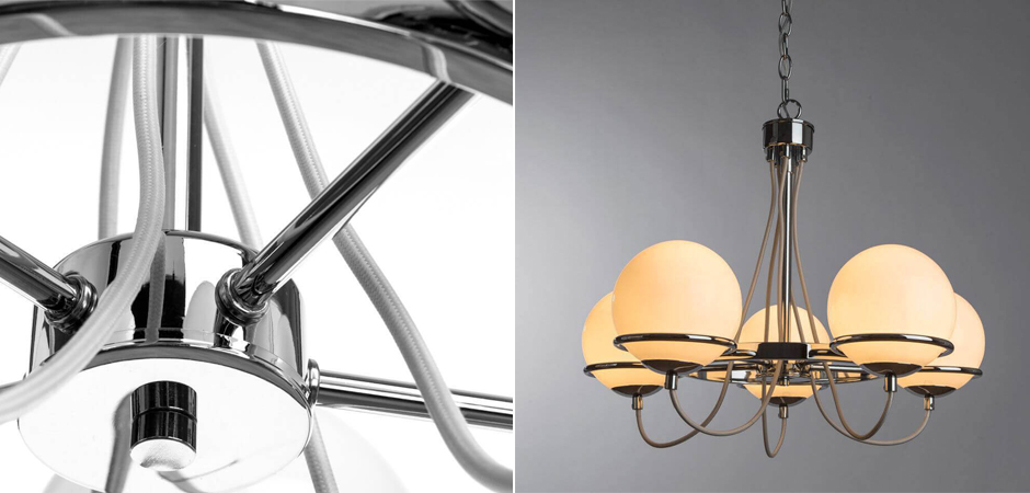 Люстра Melissa Chandelier Chromium 5 - Loft-Concept в Твери