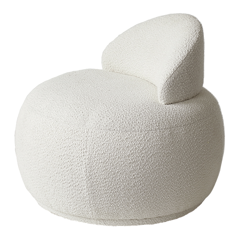 Кресло Boucle Snowball Armchair Белый Кресло Boucle Snowball Armchair Белый в Твери | Loft Concept