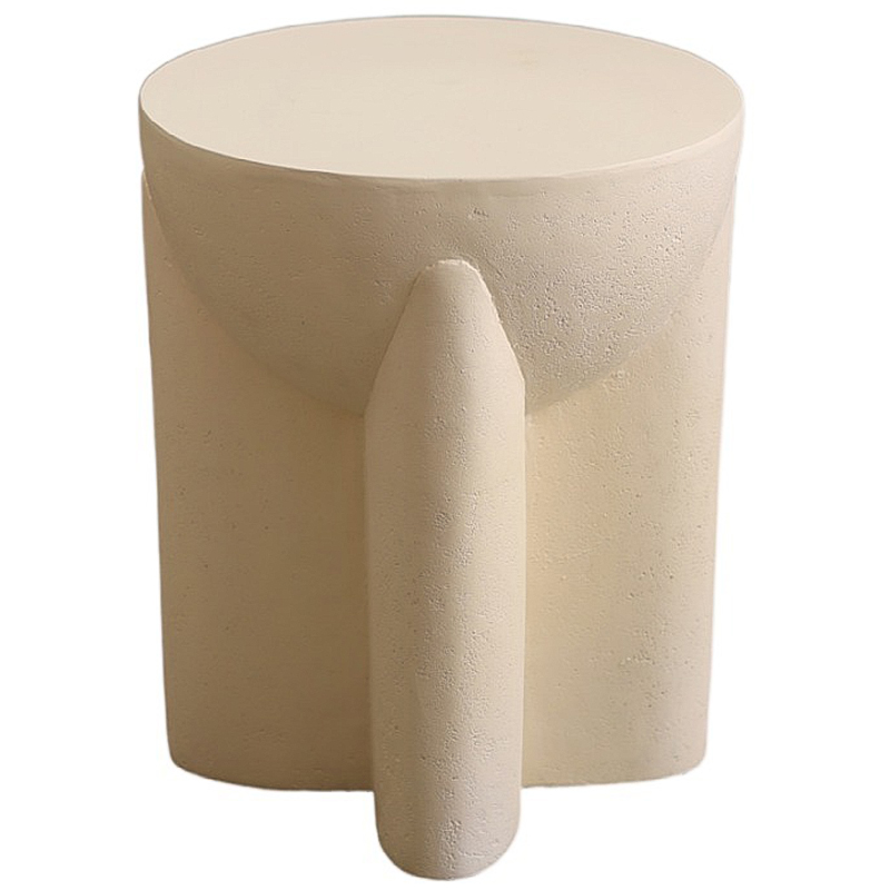 Приставной стол Lava Stone Side Table Полимер Бежевый Приставной стол Lava Stone Side Table Полимер Бежевый в Твери | Loft Concept