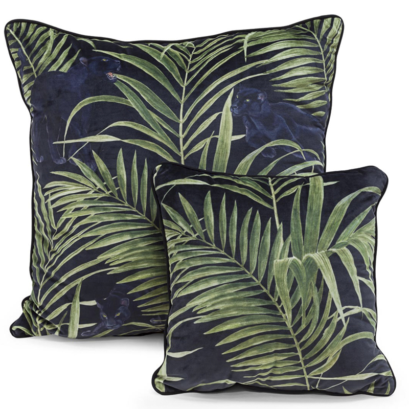 Комплект подушек SET PILLOW ABHIKA black-green Зеленый Черный Комплект подушек SET PILLOW ABHIKA black-green Зеленый Черный в Твери | Loft Concept