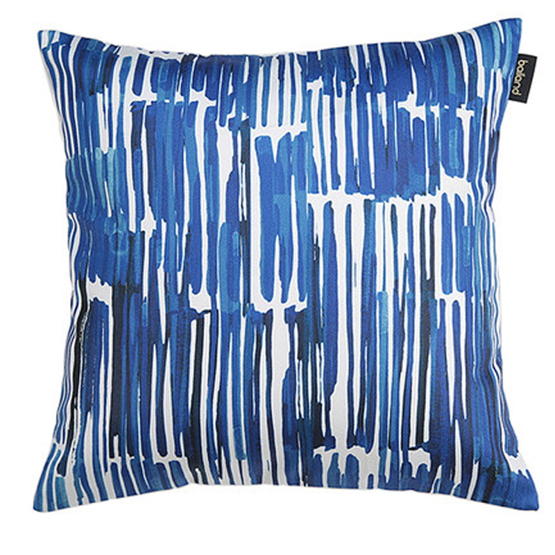 Подушка Pillow Indigo blue Синий Белый Подушка Pillow Indigo blue Синий Белый в Твери | Loft Concept