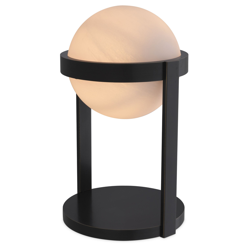 Настольная лампа Eichholtz Table Lamp Hayward Bronze Темная бронза Белое матовое стекло Настольная лампа Eichholtz Table Lamp Hayward Bronze Темная бронза Белое матовое стекло в Твери | Loft Concept