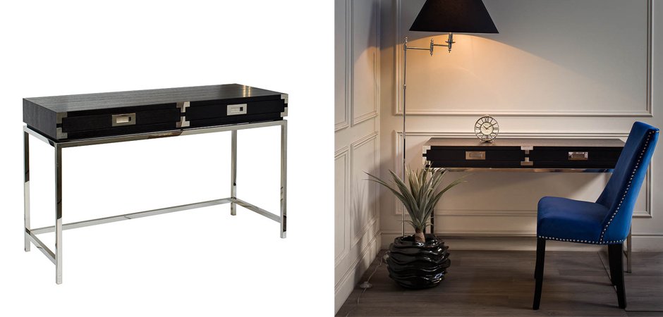Рабочий стол Black Grace Desk Рабочий стол Black Grace Desk - Loft-Concept в Твери